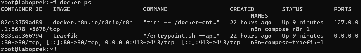Gambar docker ps n8n
